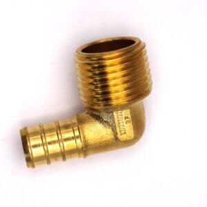 1/2" Threaded x 1/2" PEX Elbow