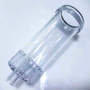 Replacement filter bowl for twist to clean filter.