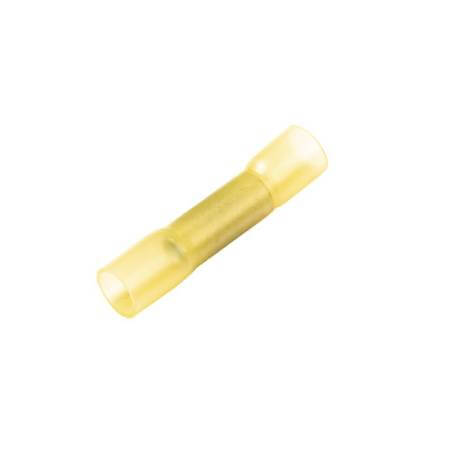 NSPA KS5-10-SH, Heat Shrink & Crimp Butt Connector, Yellow, 12-10 Ga (Bag of 10)