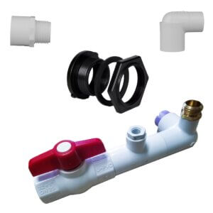 Fresh Tank Drain PVC Assembly