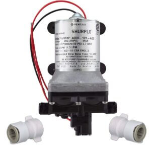 Pentair 24V Fresh Water Pump With Whale Hose Adaptors