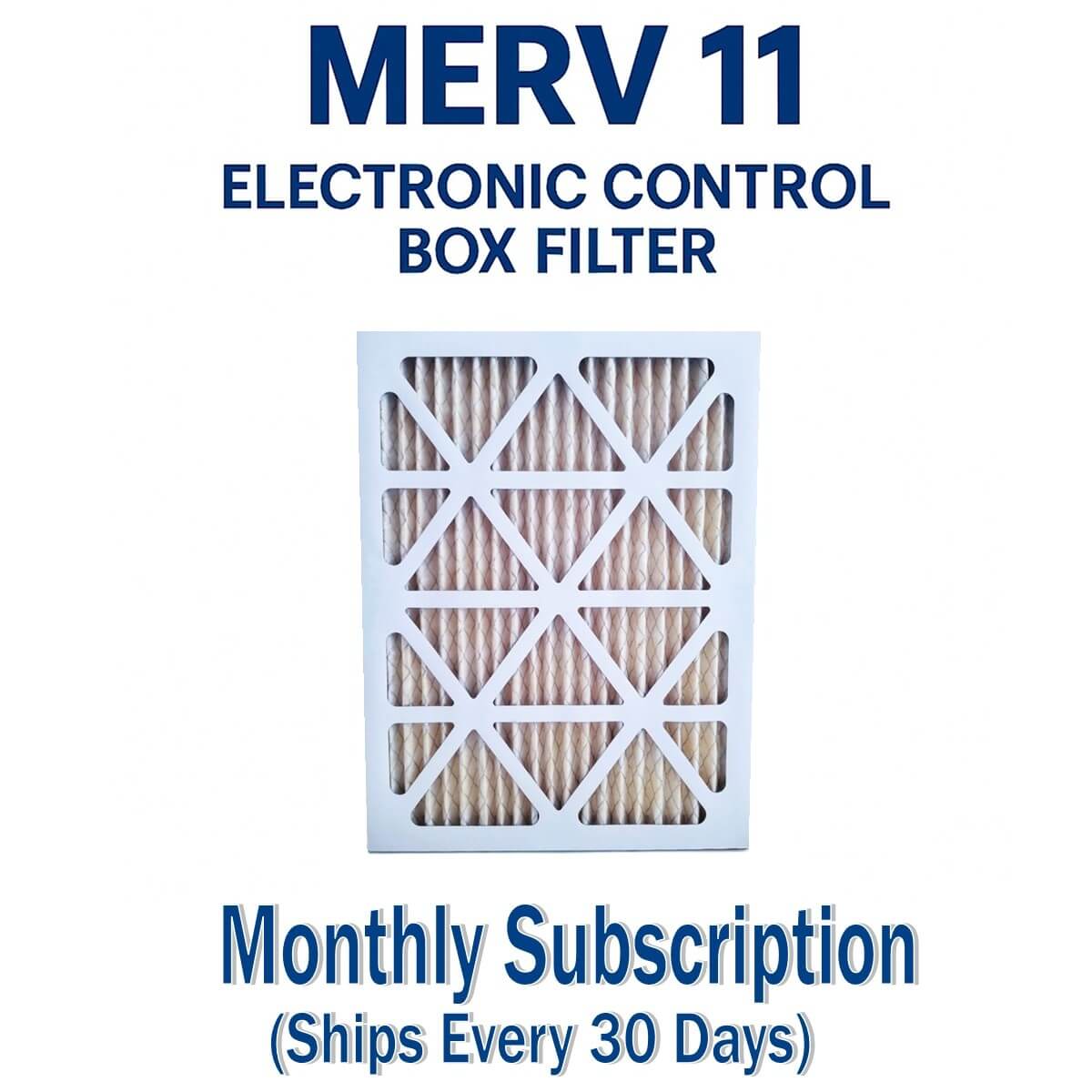Electronic Control Box Filter Monthly Subscription